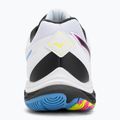 Mizuno Wave Fang 2 scarpa da badminton bianco/rosa tetra/tutto all'estero 6
