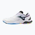 Mizuno Wave Fang 2 scarpa da badminton bianco/rosa tetra/tutto all'estero 8