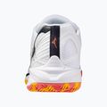 Mizuno Wave Claw 3 scarpa da badminton bianco/citrus/calypso coral 10