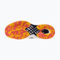 Mizuno Wave Claw 3 scarpa da badminton bianco/citrus/calypso coral 12