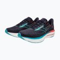 Scarpe da corsa da uomo Mizuno Wave Rider 29 odissea grigio/capri breeze/calypso coral 8