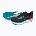 Scarpe da corsa da uomo Mizuno Wave Rider 29 odissea grigio/capri breeze/calypso coral 9