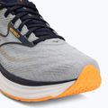 Scarpe da corsa da uomo Mizuno Wave Rider 29 harbor mist/blu baritone/arancione 7