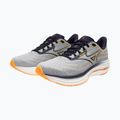 Scarpe da corsa da uomo Mizuno Wave Rider 29 harbor mist/blu baritone/arancione 13