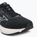 Scarpe da corsa da uomo Mizuno Wave Inspire 21 nero/bianco/giallo brillante 7