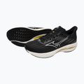 Scarpe da corsa da uomo Mizuno Wave Inspire 21 nero/bianco/giallo brillante 16