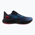 Mizuno Wave Rider 29 scarpa da corsa amsterdam nero/all aboard/alto rischio rosso 8