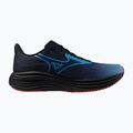 Mizuno Wave Rider 29 scarpa da corsa amsterdam nero/all aboard/alto rischio rosso 9