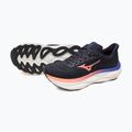Scarpe da corsa da donna Mizuno Wave Sky 9 odyssey grey/striking coral/iris bloom 9