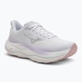 Scarpe da corsa da donna Mizuno Wave Sky 9 bianco/argento/orchidea petalo