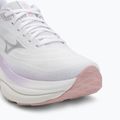 Scarpe da corsa da donna Mizuno Wave Sky 9 bianco/argento/orchidea petalo 7