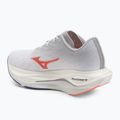 Scarpe da running donna Mizuno Wave Rebellion Flash 3 white/striking coral/iris bloom 3