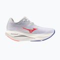 Scarpe da running donna Mizuno Wave Rebellion Flash 3 white/striking coral/iris bloom 10