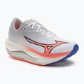 Scarpe da corsa da donna Mizuno Wave Rebellion Flash 3 bianco/striking coral/iris bloom
