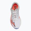 Scarpe da corsa da donna Mizuno Wave Rebellion Flash 3 bianco/striking coral/iris bloom 5