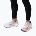 Scarpe da corsa da donna Mizuno Wave Rebellion Flash 3 bianco/striking coral/iris bloom 8