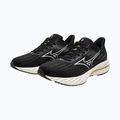 Scarpe da corsa da donna Mizuno Wave Inspire 21 nero/bianco/giallo brillante 8