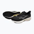 Scarpe da corsa da donna Mizuno Wave Inspire 21 nero/bianco/giallo brillante 9