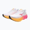 Mizuno Wave Sky 9 bianco/arancio/rosa tetra scarpa da corsa 8