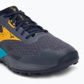 Scarpe da corsa da uomo Mizuno Wave Ibuki 5 GTX odyssey grigio/citrus/blu baritone 7