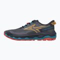 Scarpe da corsa da uomo Mizuno Wave Mujin 11 odyssey grigio/citrus/fiery coral 2 8
