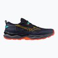Scarpe da corsa da uomo Mizuno Wave Daichi 9 blu baritono/agrumi/corallo rosso 2