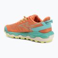 Scarpe da corsa da donna Mizuno Wave Mujin 11 salmone fresco/pristino/verde brillante 3