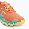 Scarpe da corsa da donna Mizuno Wave Mujin 11 salmone fresco/pristino/verde brillante 7