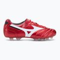 Scarpe da calcio Mizuno Morelia II Japan Md rosso/bianco/nero da uomo 2