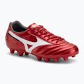 Scarpe da calcio Mizuno Morelia II Club FG 40° rosso/bianco/nero