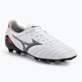 Scarpe da calcio uomo Mizuno Morelia Neo IV Pro MD white/black/chinese red