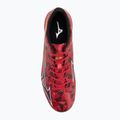 Scarpe da calcio Mizuno Alpha II Select AG morelia 40th rosso/nero/oro 5