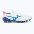 Scarpe da calcio uomo Mizuno Morelia Neo IV Β Elite MD white/tanager turquoise/pink tetra 2