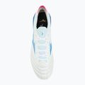 Scarpe da calcio uomo Mizuno Morelia Neo IV Β Elite MD white/tanager turquoise/pink tetra 5