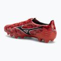 Scarpe da calcio Mizuno uomo α II Elite Md morelia 40° rosso/nero/oro 3