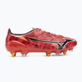 Scarpe da calcio da uomo Mizuno α II Japan Mix apricot 40th red/nero/gold 2