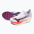 Mizuno Wave Rebellion Pro 3 scarpa da corsa bianco/blu baritono/fiery cora 9