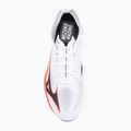Mizuno Wave Rebellion Pro 3 scarpa da corsa bianco/blu baritono/fiery cora 5