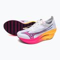 Mizuno Wave Rebellion Pro 3 scarpa da corsa bianco/rosa tetra/arancione 9