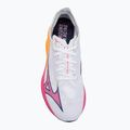 Mizuno Wave Rebellion Pro 3 scarpa da corsa bianco/rosa tetra/arancione 5