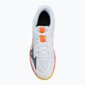 Scarpa da pallavolo Mizuno Thunder Blade Z bianco/corallo infuocato 2/citrus 4
