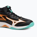 Scarpa da pallavolo Mizuno Thunder Blade Z Mid nero/tangelo/verde ghiaccio 7