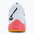 Scarpa da pallavolo Mizuno Thunder Blade Z Mid bianco/fiery coral 2/citrus 6