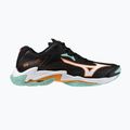 Scarpe da pallavolo Mizuno Wave Lightning Z8 nero/tangelo/verde ghiaccio