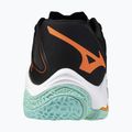 Scarpe da pallavolo Mizuno Wave Lightning Z8 nero/tangelo/verde ghiaccio 3