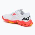 Scarpe da pallavolo Mizuno Wave Lightning Z8 bianco/fuoco corallo 2/citrus 3
