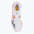 Scarpe da pallavolo Mizuno Wave Lightning Z8 bianco/fuoco corallo 2/citrus 5