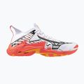 Scarpe da pallavolo Mizuno Wave Lightning Neo 3 bianco/fuoco corallo 2/citrus 8