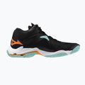 Scarpe da pallavolo Mizuno Wave Lightning Z8 Mid nero/tangelo/verde ghiaccio 2