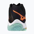 Scarpe da pallavolo Mizuno Wave Lightning Z8 Mid nero/tangelo/verde ghiaccio 3